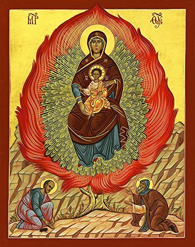 Theotokos, the God-Bearer (Mary) as the Burning Bush