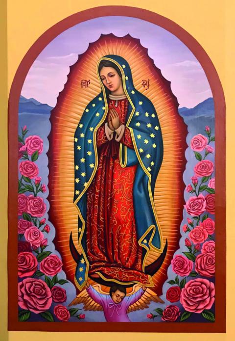 Virgin of Guadalupe icon